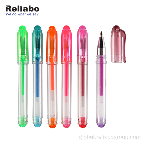 Gel Ink Pen Customized Design Multi-color Mini Glitter Gel Pen Factory